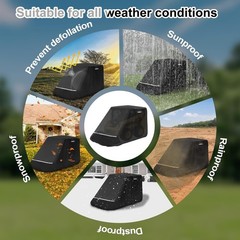 Heavy Duty Waterproof Skid Steer Cover – Fits Bobcat, Kubota, New Holland 155×85