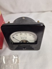 VTG NOS TRIPLETT MODEL 227-T DC 0-250 Volts METER IN Original Box Steampunk USA