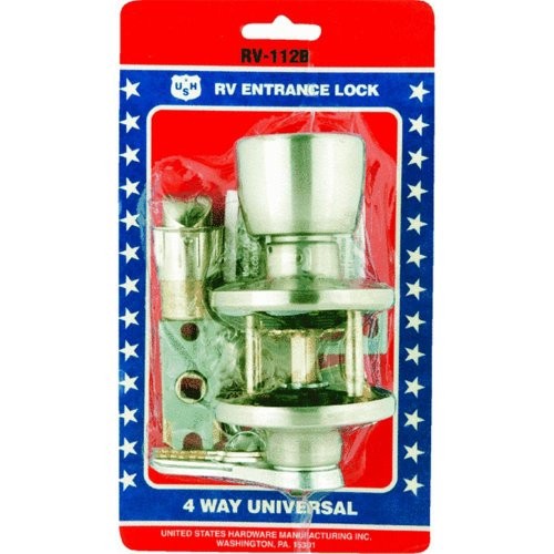 UNITED STATES HDW/U S HA RV112B SS Keyed Entrance Lock