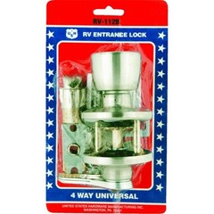 UNITED STATES HDW/U S HA RV112B SS Keyed Entrance Lock
