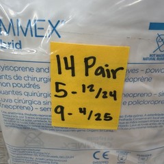 Gammex PI Hybrid Surgical Gloves Sterile Ansell *14 Pair* Size: 7 *See Dates*