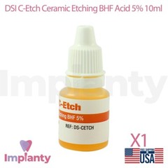 DSI C-Etch Ceramic Porcelain Etching 10ml Semi Gel Dental Restoration Repair