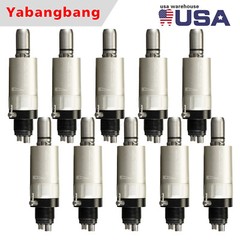 USA Dental Slow Low Speed Handpiece Air Motor 1:1 Direct Drive 4 Hole Yabang