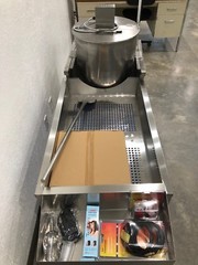 kettle corn popcorn popper 90 qt with double tray large sift table vending NEW