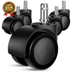 Office Chair Wheels Replacement 5 Pcs 2 Inch Office Chair Casters Heavy Duty