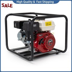 2 Inch Gas Powered Water Pump 6.5HP 4-Stroke Cast Iron Semi Trash Drainage Tool
