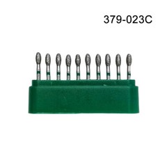 Dental Diamond Burs Egg Football Shape 379-023C/368-023C/379-023XF Coarse Fine