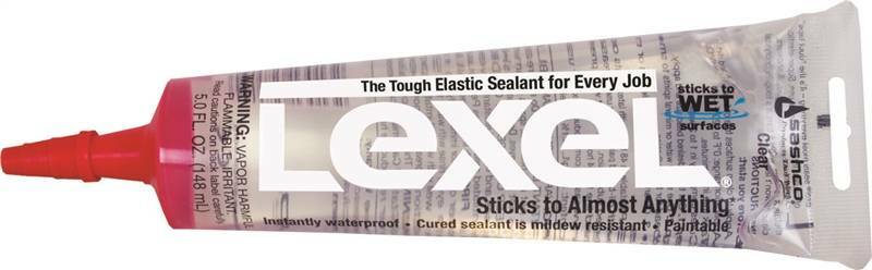 Lexel 13013 General Purpose Caulk 5 oz Squeeze Tube, Clear, Liquid Paste 6719868