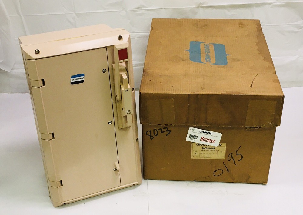 CROUSE HINDS NCB1018F-WT100EHB24 100AMP NCB SERIES CIRCUIT BREAKER ENCLOSURE NEW