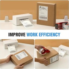 500 Fanfold 4×6 Direct Thermal Shipping Barcode Mailing Label Paper 4″x6″ US