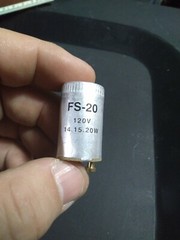 Box of ten FS-20- 15- 20 WATT STARTER W MANUAL RESET IP20-4-6