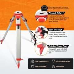 Universal Survey Tripod – Laser Level Tripod – Transit Level Tripod -Quick Clamp