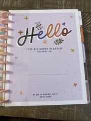 Happy Planner Big Teacher Layout 12 Months