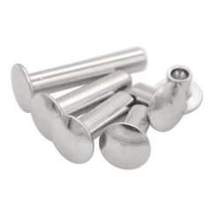 A2 Stainless Semi Tubular Rivet M1.5-M8 Mini Truss Head Semi Hollow Shank Rivet