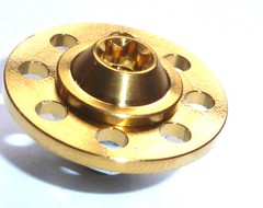 Titanium M6 FAIRING DRILLED WASHER GOLD BIKE KART CAP BOAT RALLY MOTO X 23 DIA
