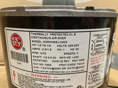 Rescue Condenser Fan Rheem 5462, 1/3-1/6 HP, 208V, Copper, Reversible Rotation