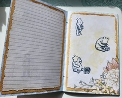 Junk Journal Booklet “WINNIE THE POOH” Retro Classic Storybook Style LG 9×6 40p