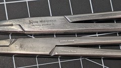 Aesculap Jarit 121-210 CARBIDE CARB-BITE Heaney Crile Needle Holders Scissors