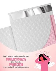 GSSUSA Bubble Mailers 6×10 Inches 100 Pack Size 6×9” Bubble Mailer Envelop