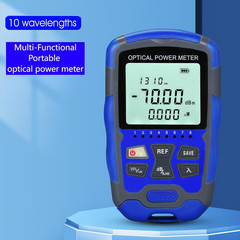 Portable Optical Power Meter A-M70 Fiber Optic Tester 10-Wavelength with RJ45…