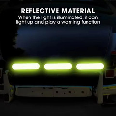 80pcs Waterproof Reflective Warning Stickers High Visibility Safety Tape – NEW