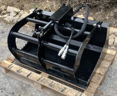 SingleCylinder 38in FlatBottom Grapple for Bobcat MT WalkBehind/Standon Loaders