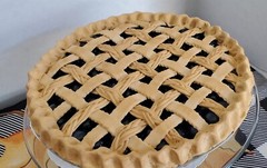 9 ½ Faux Fruit Pies Apple,Peach, Blueberry, Cherry & Banana Lattice Top Pies