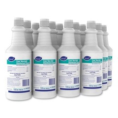 Diversey Crew Neutral Non-Acid Bowl and Bath Disinfectant, 32 oz Bottle, 12/CT