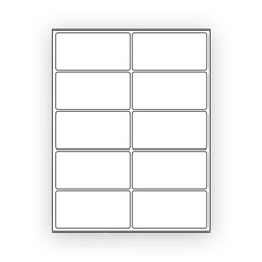 (200) 4×2 EcoSwift Laser/Ink Address Shipping Self-Adhesive Labels 10 per sheet