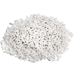 Hiceeden 8 Pounds Rock Tumbling Filler Media, 1/5″ x 2/5″ x 2/5″, White