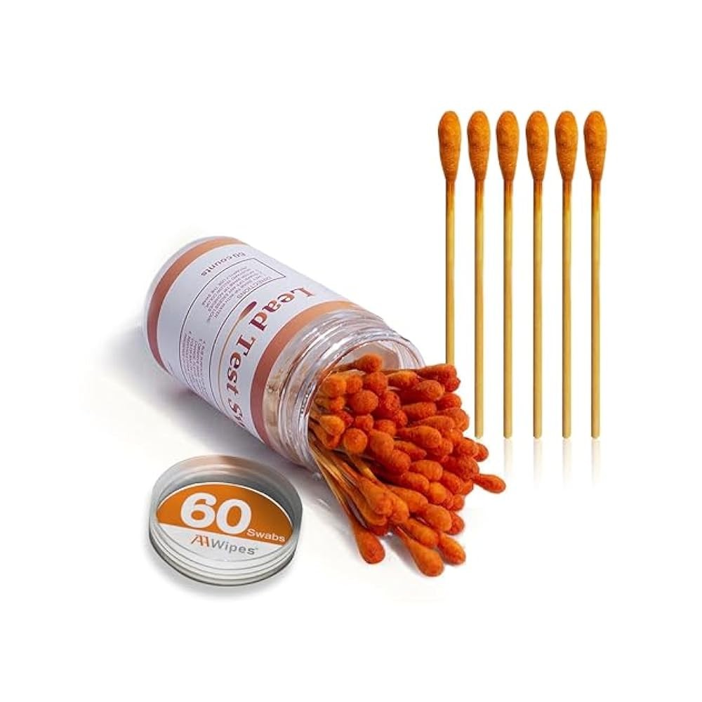 Home Lead Test Swab Kit, 60 Swabs for 30,Second Results on