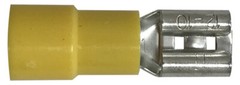 (100) 8 AWG Vinyl Insulated Female Quick Disconnect .250 Wire Terminal Connector