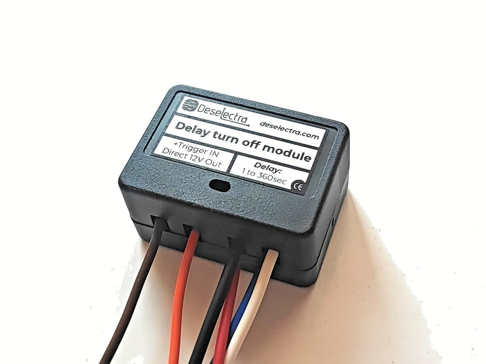 Car Positive negative Delay OFF Timer Module Adjustable 1–360s Direct 12V Output
