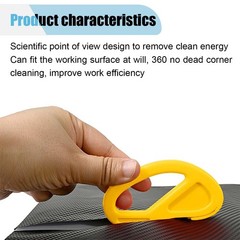 2PCS Wrapping Paper Cutter, Safety Vinyl Film Cutter, Wrap Cutter Tool with R…