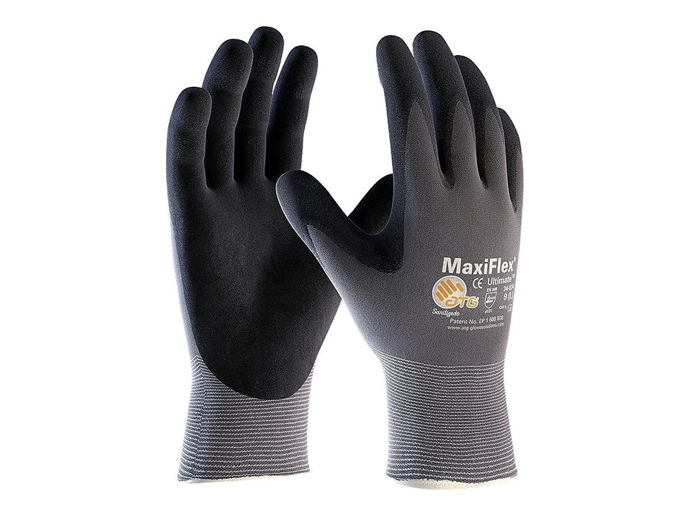 34-844/XL Maxiflex Endurance Knit Glove, X-Large, Gray (Pack of 12)
