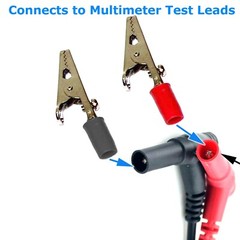 1Pair of Multimeter Voltmeter Test Probe Leads for Meter Electrical 1000V