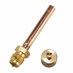 10X Service/Access Valve 1/4″ SAE *1/4″ OD *2.75″ Stem Core AC Refrigeration Kit