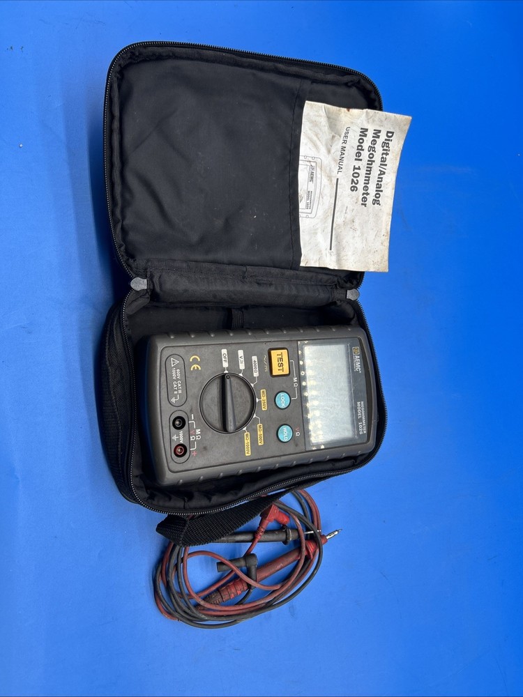 AEMC Megohmmeter Model 1026 1000V Multimeter For Parts