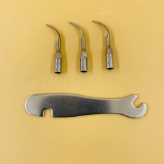 Dental Ultrasonic Air Perio Scaler Handpiece Hygienist 2/4Hole W/ 3 Scaling Tips