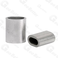 Copper / Stainless Steel Ferrules Crimping Sleeve Wire Rope Cable For Steel Wire