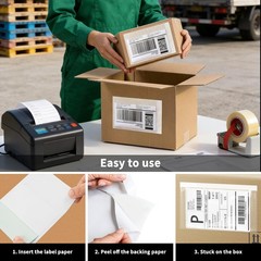 9527 Product 7.5″ x 5.5″ Clear Adhesive Top Loading Packing List/Shipping Lab…