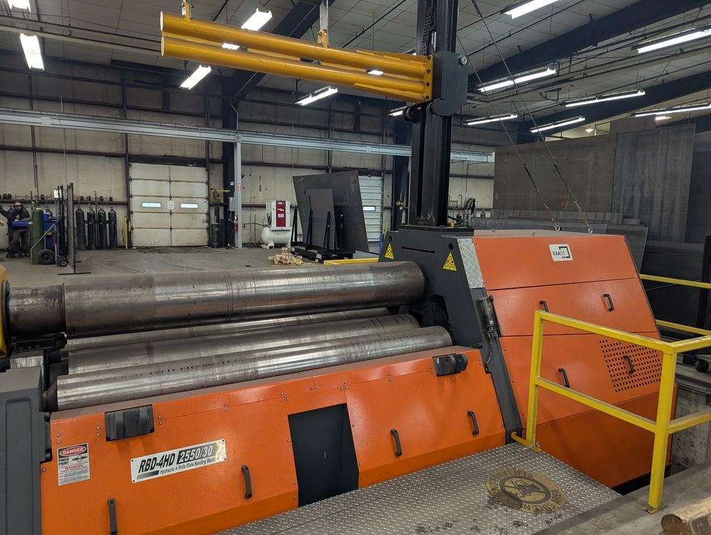 Kaast RBD-4HD 2550/30 4-Roll Plate Bending Machine 8′ x 1.15″