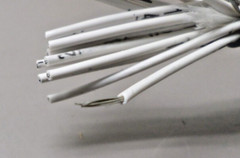 18′ Length IEWC 22 AWG 15 Conductor Electronic Cable Unshielded Gray Type AMW