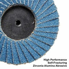 20x 2in 40 Grit Roll Lock Zirconia Flap Sanding Grinding Disc Wheels Die Grinder