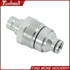 Findmall Male Flat Face Quick Coupler 3736967 For Caterpillar 226D 232D 242D