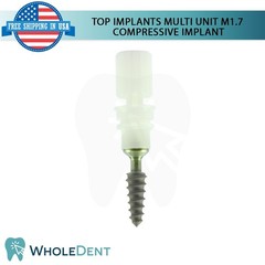 1x Dental Multi Unit M1.7 Compressive Monoblock Fixture Titanium Sterile SLA
