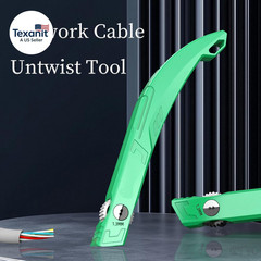 Wire Straightener & Untwist Tool for 1.3Mm Crystal Network Cables – Efficient Ca