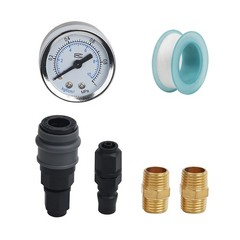 1/4″ NPT Compressed Air Filter Regulator Lubricator Water/Oil Trap Separator