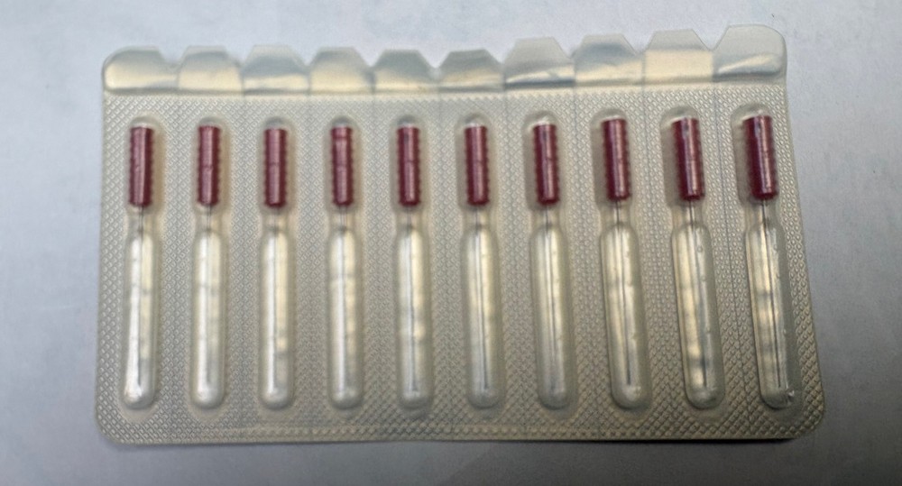 Vereinigte Dentalwerke Barbed Broach Dental Endo Red (10pack)