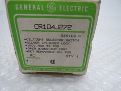 GENERAL ELECTRIC CR104J272 SER.A SELECTOR SWITCH NSMP